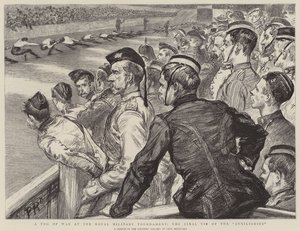 Touwtrekken bij het Koninklijk Militair Toernooi, de finale van de Hulptroepen